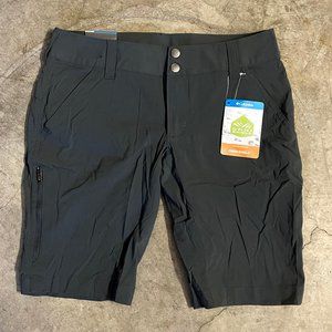 Columbia Dark Olive Green Grey Omni Shield Shorts